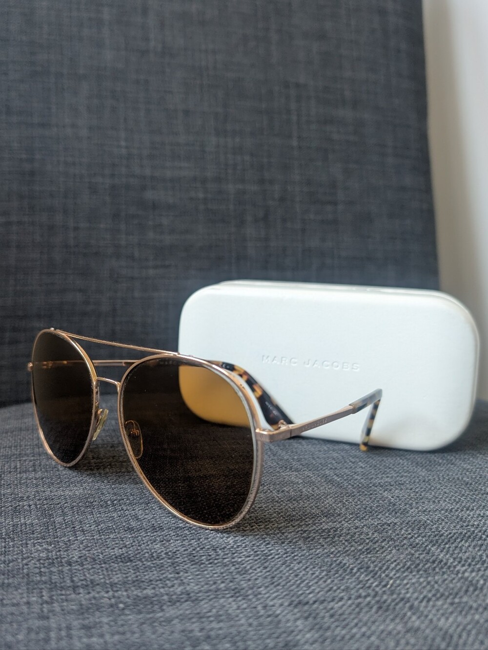 Marc Jacobs Men's Aviator Sunglasses - Brown